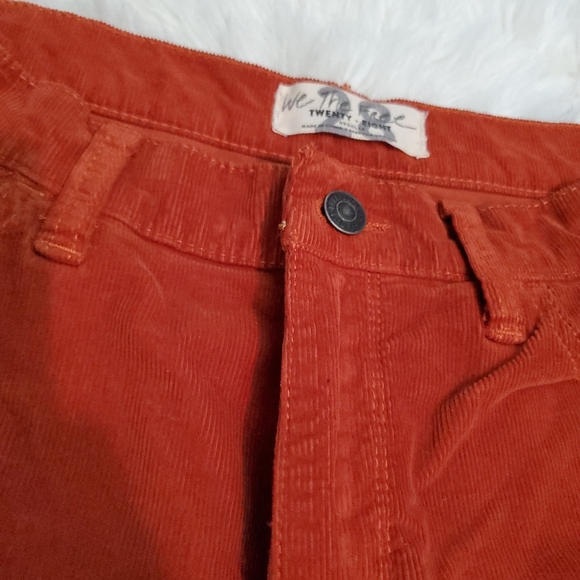 Free People Burnt Orange Corduroys - Picture 1 of 6